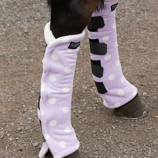 Supreme Products Dotty Fleece Boots Lavish Lilac - Ashurst Equestrian & Country