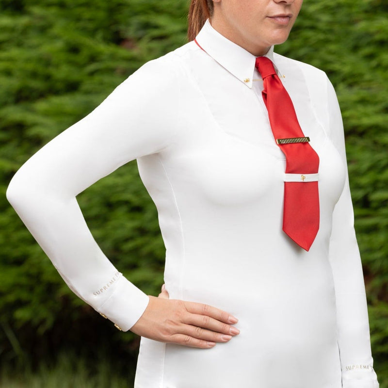 Load image into Gallery viewer, Supreme Products Ls Champion Show Rider Shirt/Button Crm/Crm - Ashurst Equestrian &amp; Country
