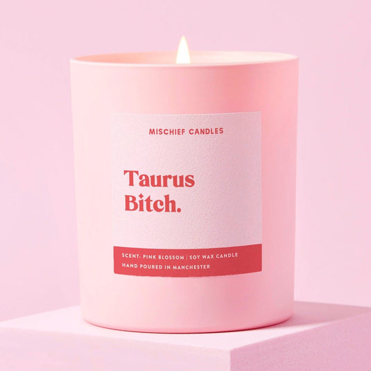Taurus Birthday Gift Funny Zodiac Birthday Candle Taurus Bitch - Ashurst Equestrian & Country