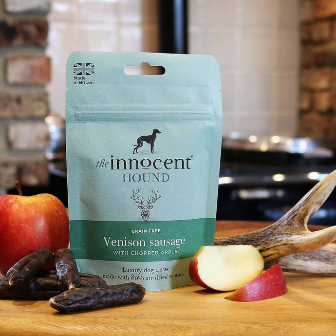 The Innocent Hound Venison Sausage With Chopped Apple Treats - Ashurst Equestrian & Country