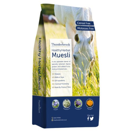 Thunderbrook Healthy Herbal Muesli 15kg - Ashurst Equestrian & Country