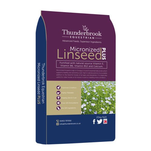 Thunderbrook Micronized Linseed Plus 20kg - Ashurst Equestrian & Country