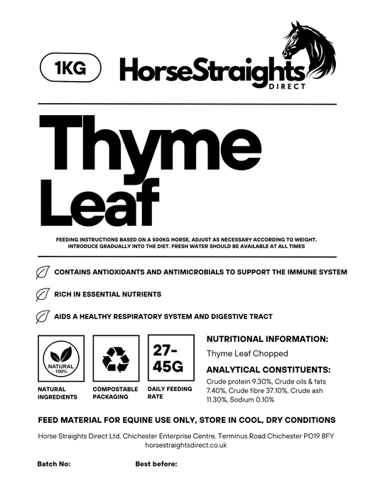 Thyme Leaf Chopped - Ashurst Equestrian & Country
