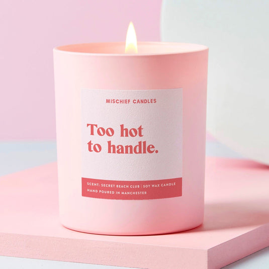 Too Hot to Handle Funny Friendship Gift Funny Candle - Ashurst Equestrian & Country