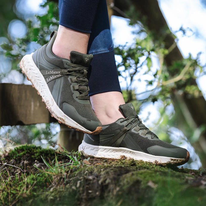 Le Mieux Trax Waterproof Trainer Khaki