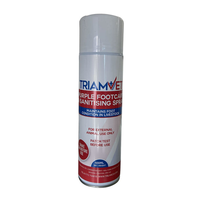 Triamvet Purple Footcare & Sanitising Spray - Ashurst Equestrian & Country