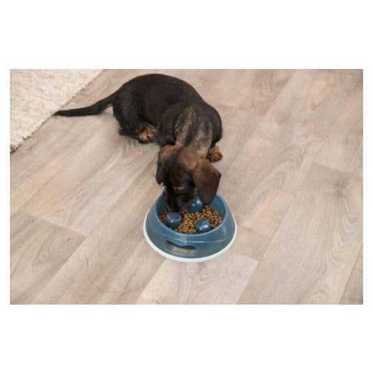 Trixie Slow Feeding Plastic/TPR Dog Bowl - Ashurst Equestrian & Country