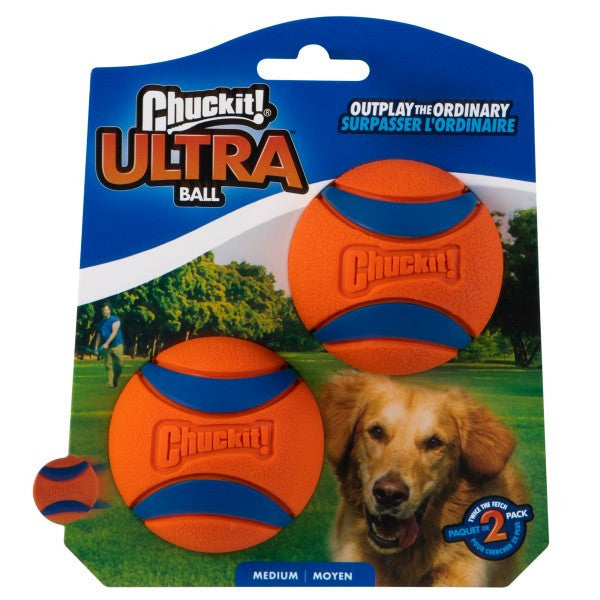 Load image into Gallery viewer, Chuckit! Ultra Ball 2 Pack Small 4.8cm
