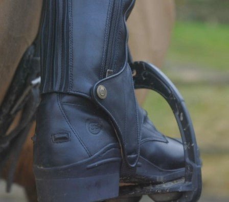 Vaqueros Premium Half - Chaps - Black - Ashurst Equestrian & Country