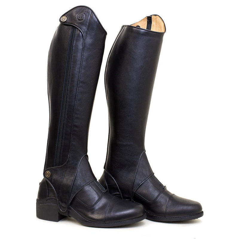 Load image into Gallery viewer, Vaqueros Premium Half - Chaps - Black - Ashurst Equestrian &amp; Country
