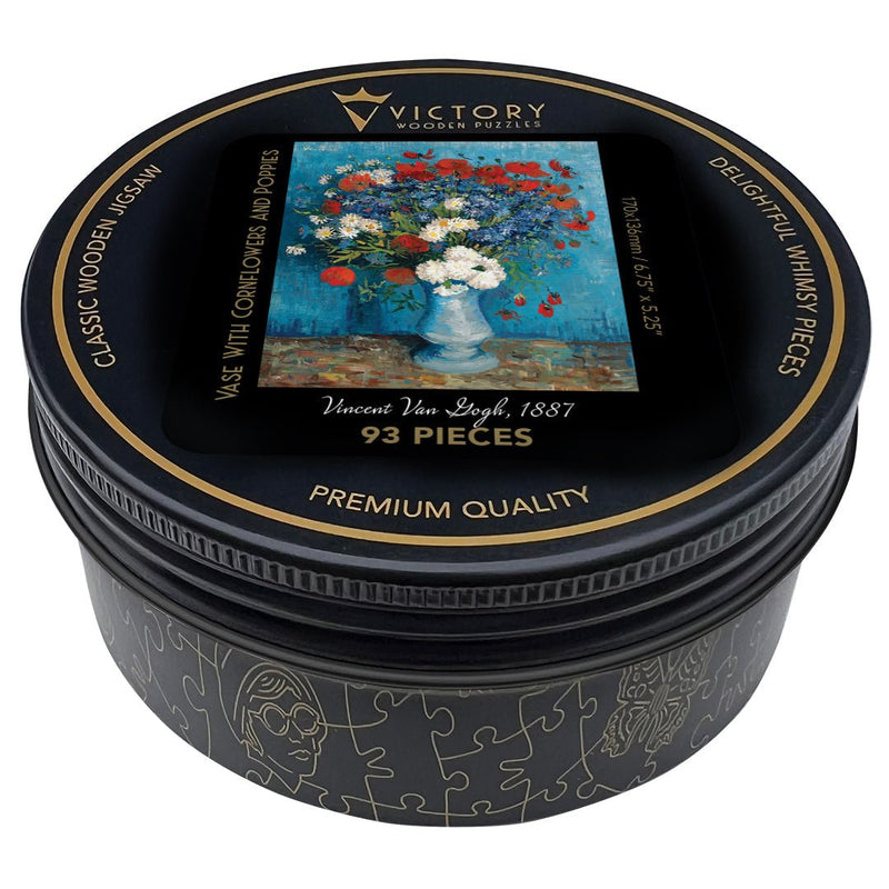 Load image into Gallery viewer, Vase With Cornflowers &amp; Poppies MINI QT - Ashurst Equestrian &amp; Country
