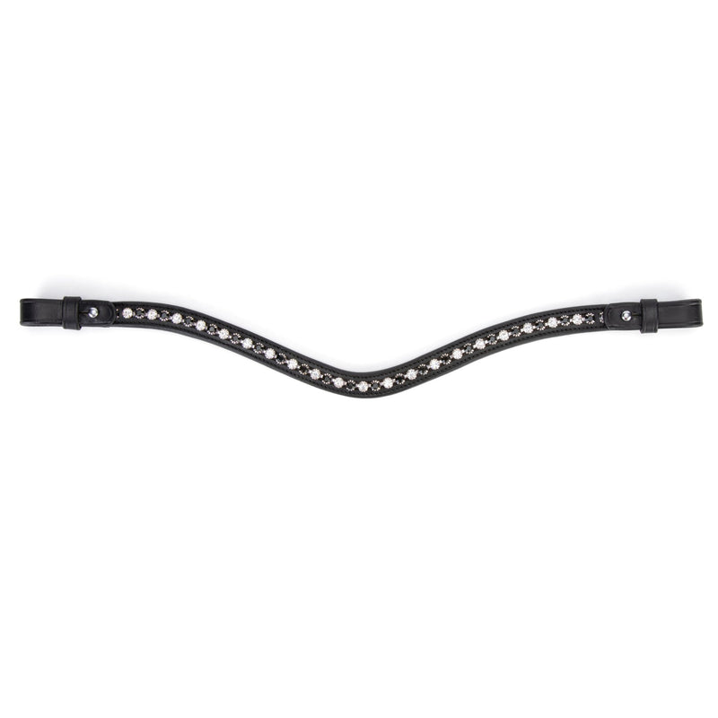 Load image into Gallery viewer, Velociti GARA Black Diamante Browband - Ashurst Equestrian &amp; Country
