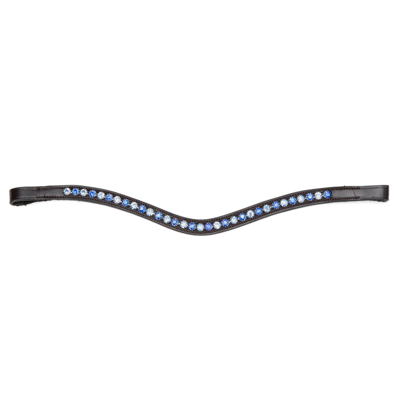 Load image into Gallery viewer, Velociti GARA Blue Diamante Browband - Ashurst Equestrian &amp; Country
