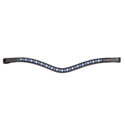 Velociti GARA Blue Diamante Browband - Ashurst Equestrian & Country