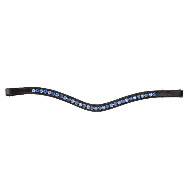 Load image into Gallery viewer, Velociti GARA Blue Diamante Browband - Ashurst Equestrian &amp; Country
