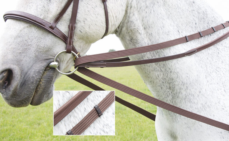 Load image into Gallery viewer, Velociti GARA Cotton Web Draw/Running Reins - Ashurst Equestrian &amp; Country
