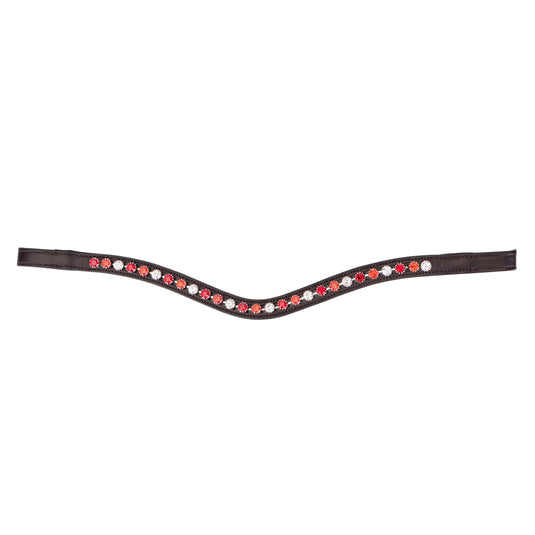 Velociti GARA Three Tone Browband - Ashurst Equestrian & Country