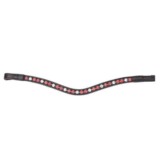 Velociti GARA Three Tone Browband - Ashurst Equestrian & Country