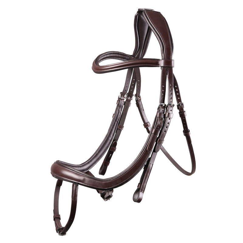 Load image into Gallery viewer, Velociti Lusso Ergonomic Curved Flash Bridle - Ashurst Equestrian &amp; Country
