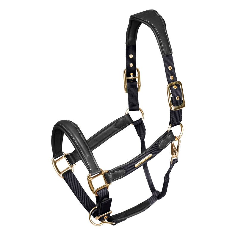 Load image into Gallery viewer, Velociti Lusso Padded Leather Headcollar - Ashurst Equestrian &amp; Country
