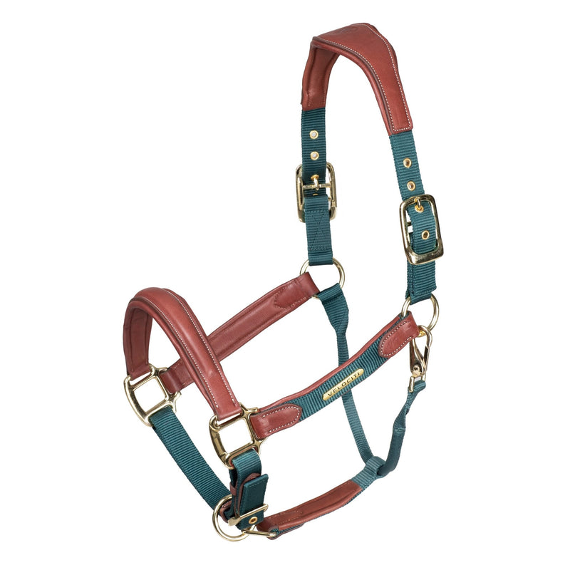 Load image into Gallery viewer, Velociti Lusso Padded Leather Headcollar - Ashurst Equestrian &amp; Country
