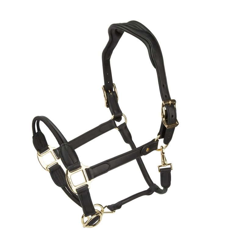 Load image into Gallery viewer, Velociti Lusso Soria Control Leather Headcollar - Ashurst Equestrian &amp; Country

