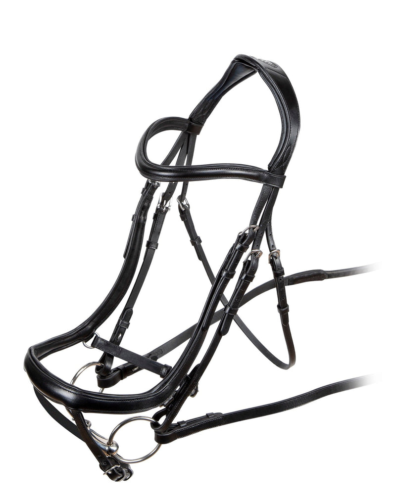 Load image into Gallery viewer, Velociti RAPIDA Ergonomic Curved Flash Bridle - Ashurst Equestrian &amp; Country
