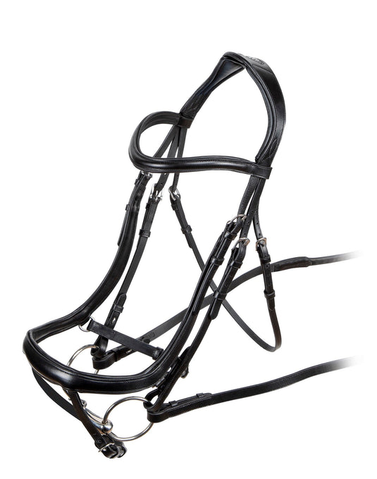 Velociti RAPIDA Ergonomic Curved Flash Bridle - Ashurst Equestrian & Country