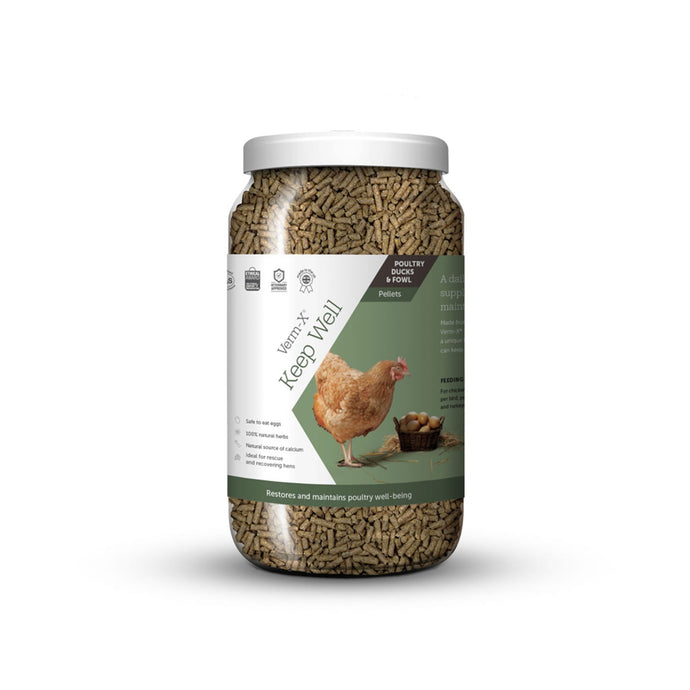 Verm X Keep Well Natural Pelleted Poultry Tonic - Ashurst Equestrian & Country
