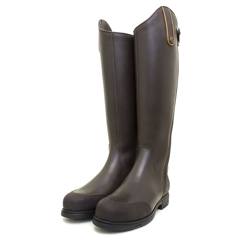 Load image into Gallery viewer, Vermont Storm Waterproof Long Riding Boots - Brown - Ashurst Equestrian &amp; Country
