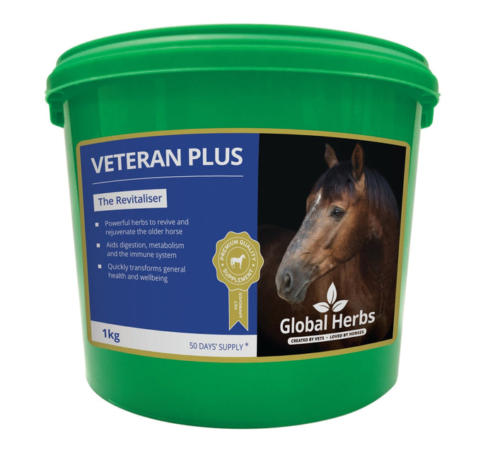 Veteran Plus 1kg - Global Herbs - Ashurst Equestrian & Country