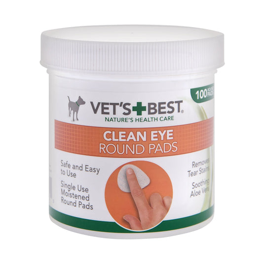 Vets Best Clean Eye Round Pads - Ashurst Equestrian & Country