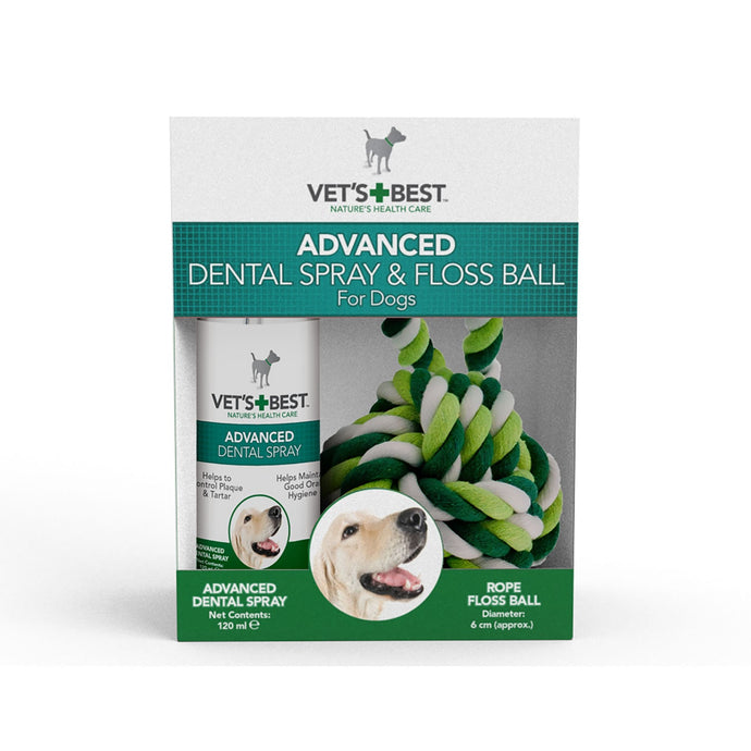 Vets Best Dental Pocket Spray & Floss Ball - Ashurst Equestrian & Country