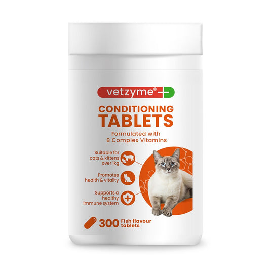 Vetzyme Conditioning Tablets For Cats - Ashurst Equestrian & Country
