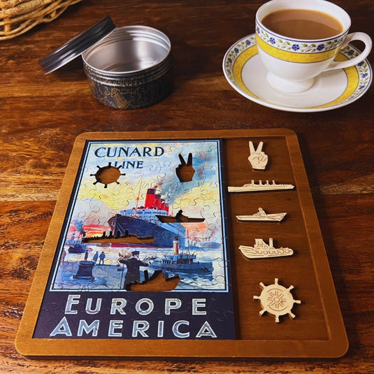 Vintage Poster - Cunard Line MINI QT - Ashurst Equestrian & Country