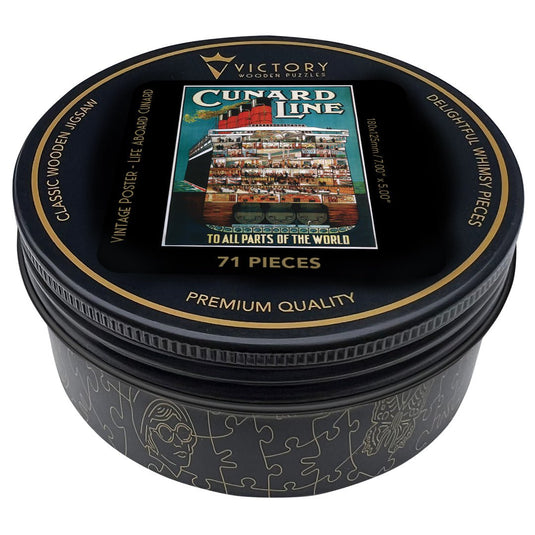 Vintage Poster - Life Aboard Cunard MINI QT - Ashurst Equestrian & Country