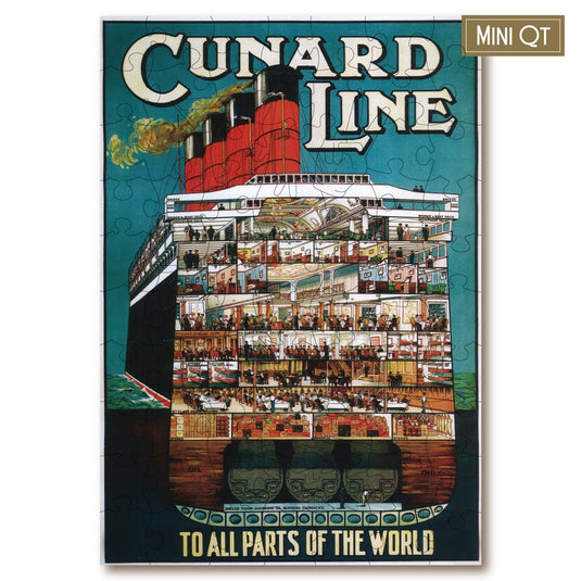 Vintage Poster - Life Aboard Cunard MINI QT - Ashurst Equestrian & Country