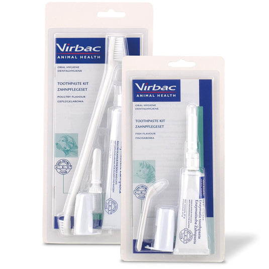 Virbac Toothpaste Kit For Dogs Poultry Flavour - Ashurst Equestrian & Country