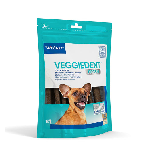 Virbac Veggiedent Fr3 Sh Chews For Dogs 15 Pack - Ashurst Equestrian & Country