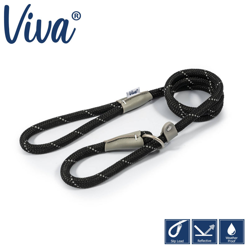 Load image into Gallery viewer, Viva Rope Slip Lead 120cm x 1cm - various colours - Ashurst Equestrian &amp; Country
