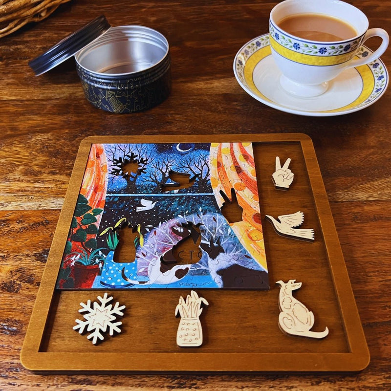 Load image into Gallery viewer, Watching Snowfall MINI QT - Ashurst Equestrian &amp; Country
