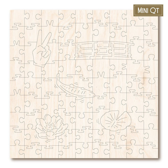 Water Lilies & Japanese Bridge MINI QT - Ashurst Equestrian & Country