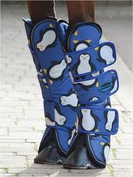 Weatherbeeta 1200D Wide Tab Long Travel Boots - Penguin Print - Ashurst Equestrian & Country