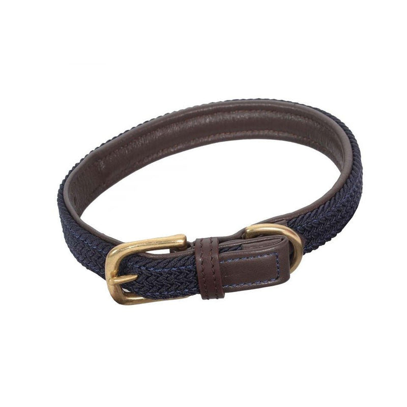 Load image into Gallery viewer, Weatherbeeta Leather Plaited Dog Collar - Ashurst Equestrian &amp; Country
