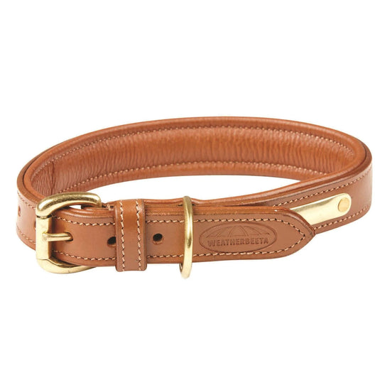 Weatherbeeta Padded Leather Dog Collar - Ashurst Equestrian & Country