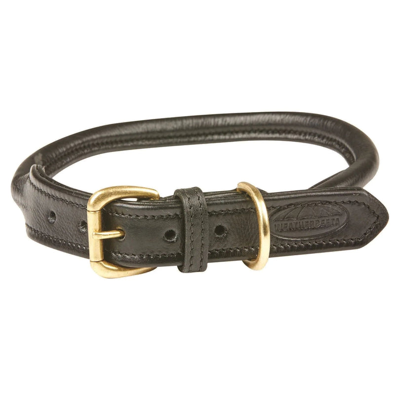 Load image into Gallery viewer, Weatherbeeta Rolled Leather Dog Collar - Ashurst Equestrian &amp; Country

