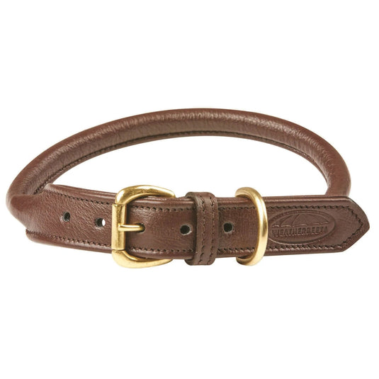 Weatherbeeta Rolled Leather Dog Collar - Ashurst Equestrian & Country