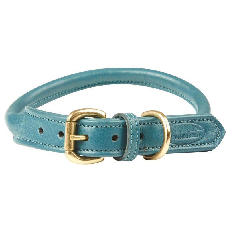 Load image into Gallery viewer, Weatherbeeta Rolled Leather Dog Collar - Ashurst Equestrian &amp; Country
