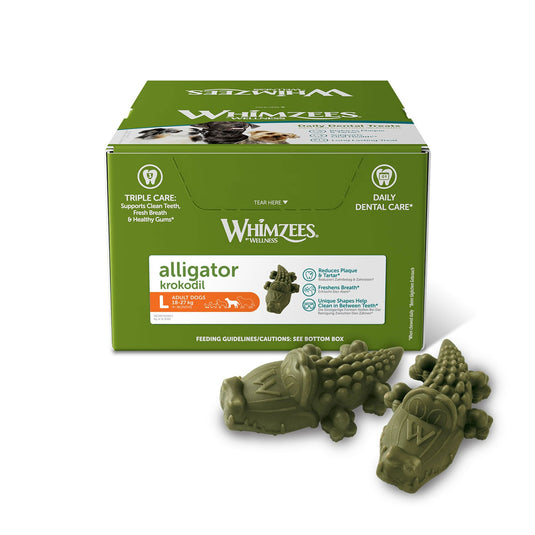 Whimzees Alligator Bulk Box - Ashurst Equestrian & Country
