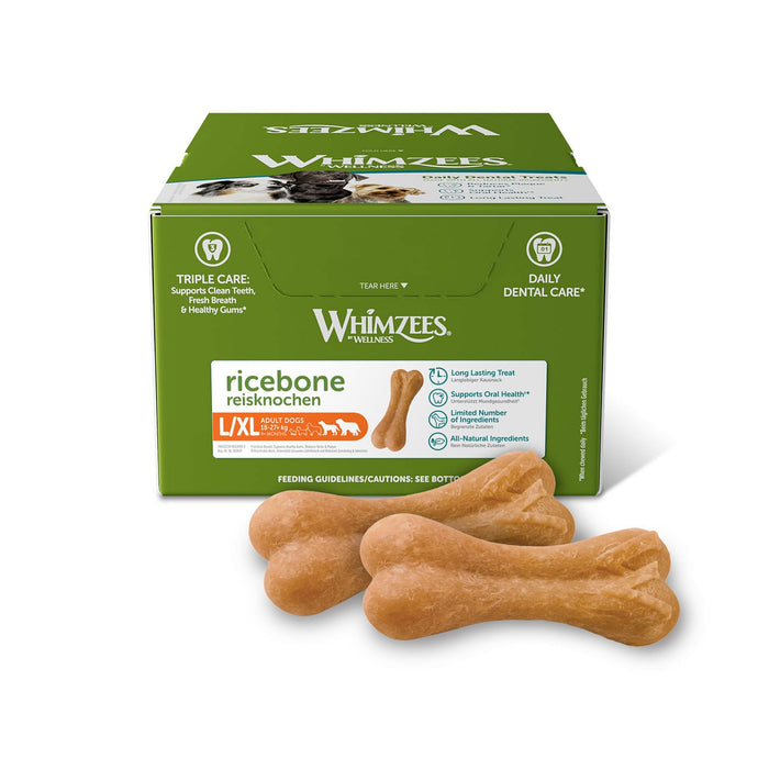 Whimzees Rice Bone Bulk Box - Ashurst Equestrian & Country